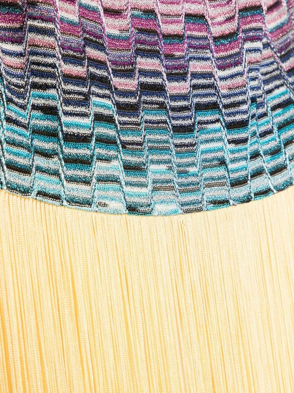 Striped Knitted Scarf