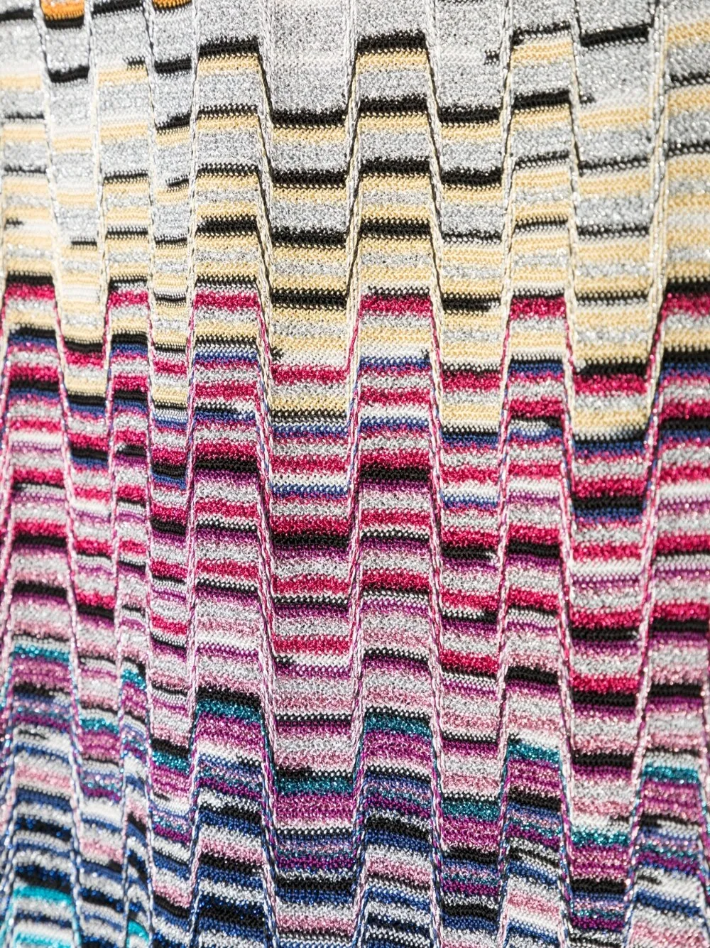 Striped Knitted Scarf