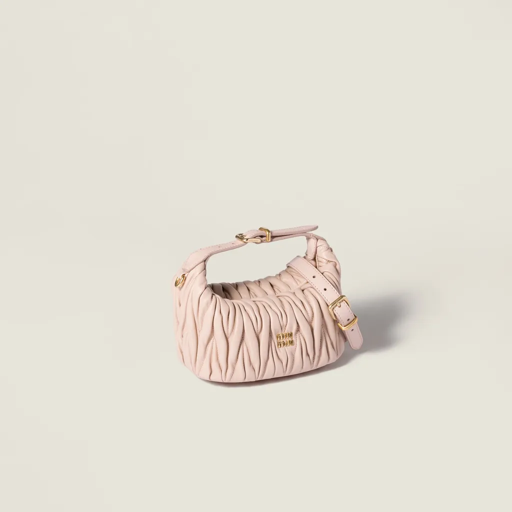 Matelassé Nappa Leather Pouch