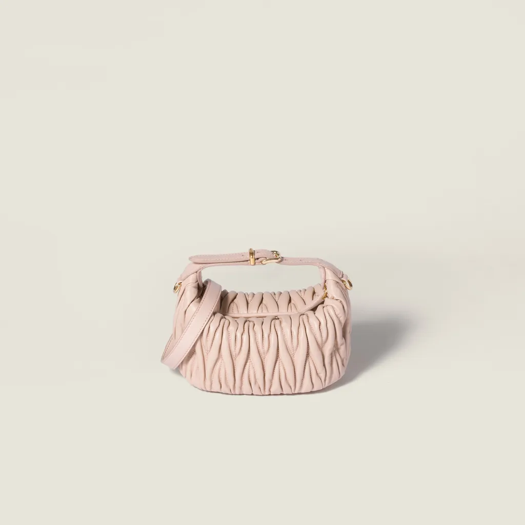 Matelassé Nappa Leather Pouch