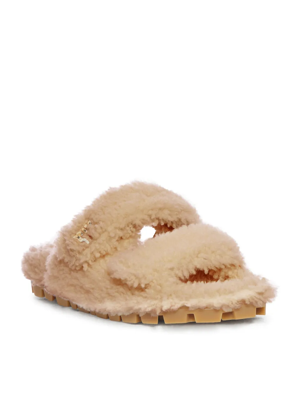 Logo-Lettering Slip-On Sandals