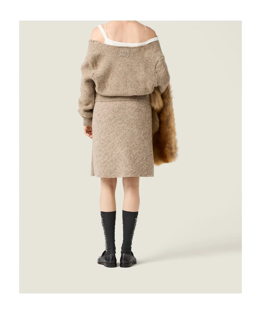 Wool Knit Skirt