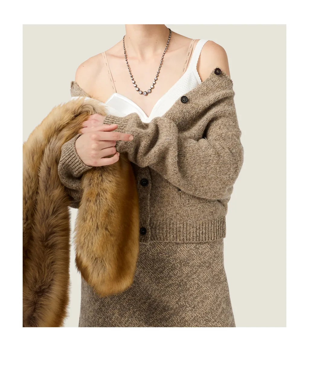 Wool Knit Skirt
