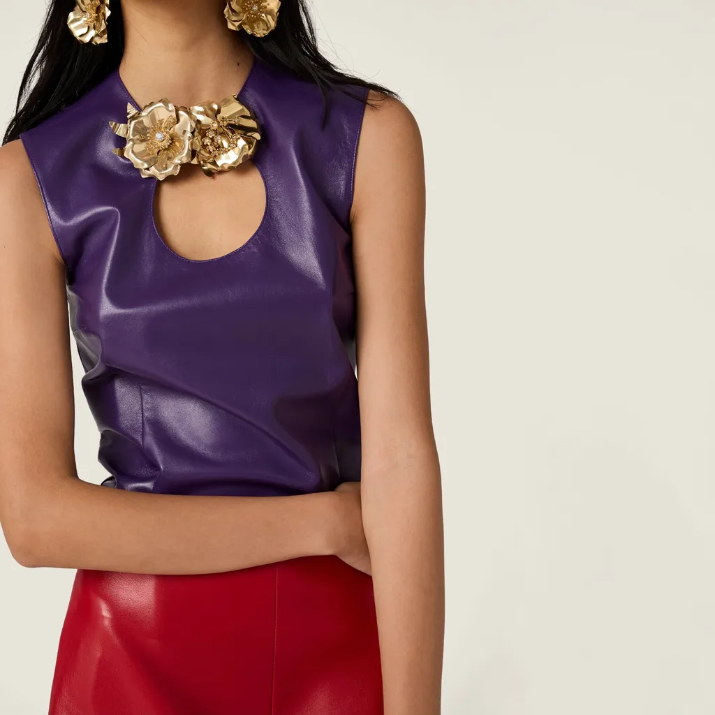 Cut-Out Detailed Sleeveless Top
