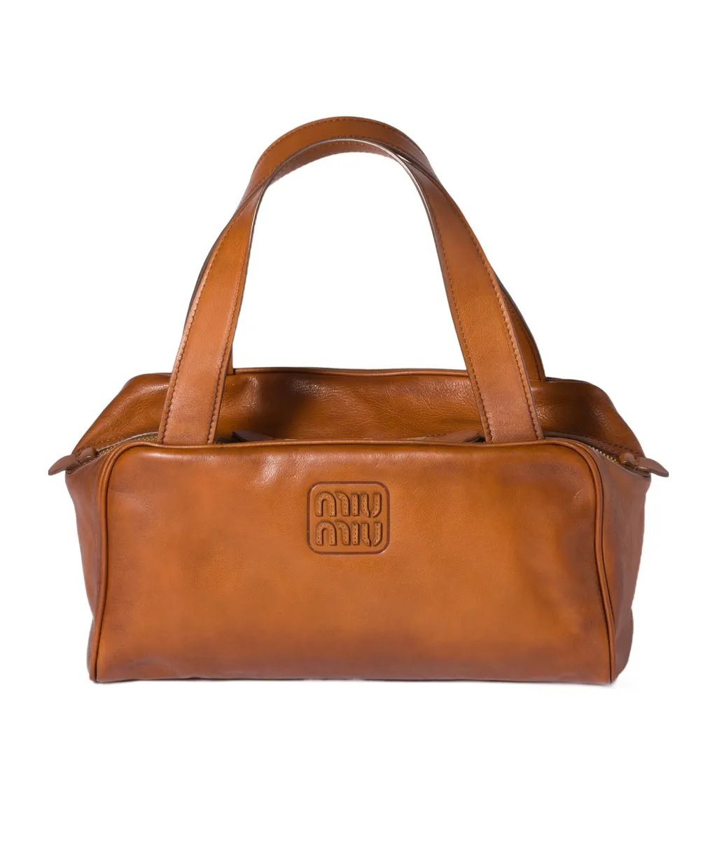 Leather Top-Handle Bag