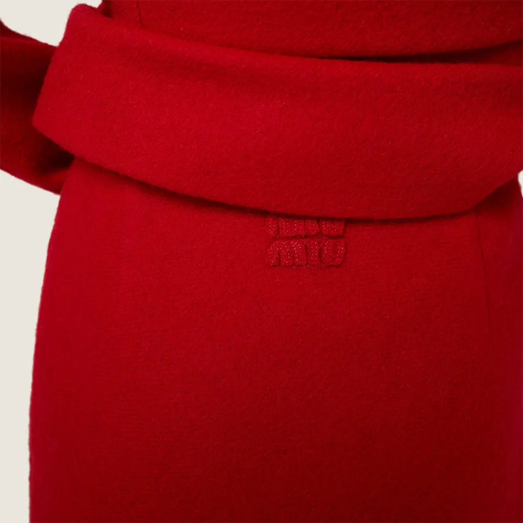 Zip-Up Midi Skirt