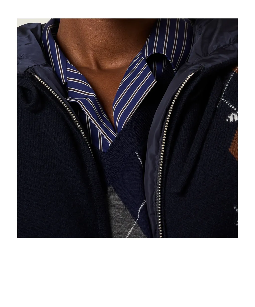 Zip-Up Drawstring Down Jacket