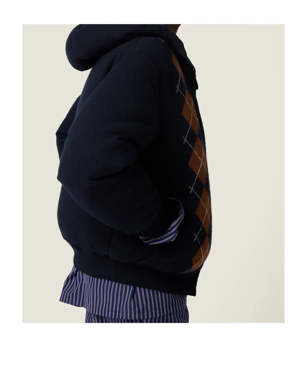 Zip-Up Drawstring Down Jacket