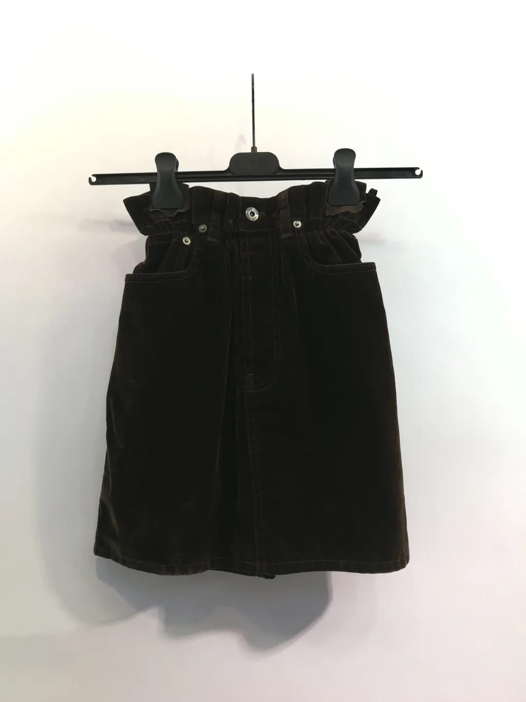 Velvet Mini Skirt