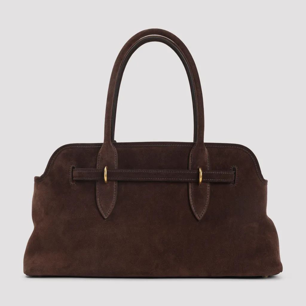 Aventure Suede Buckle-Fastening Tote Bag