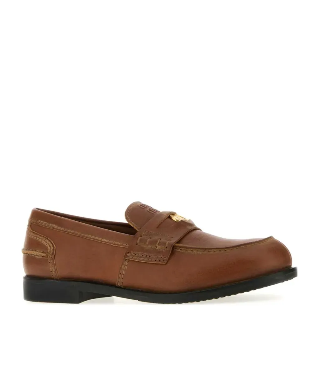 Embossed Loafers