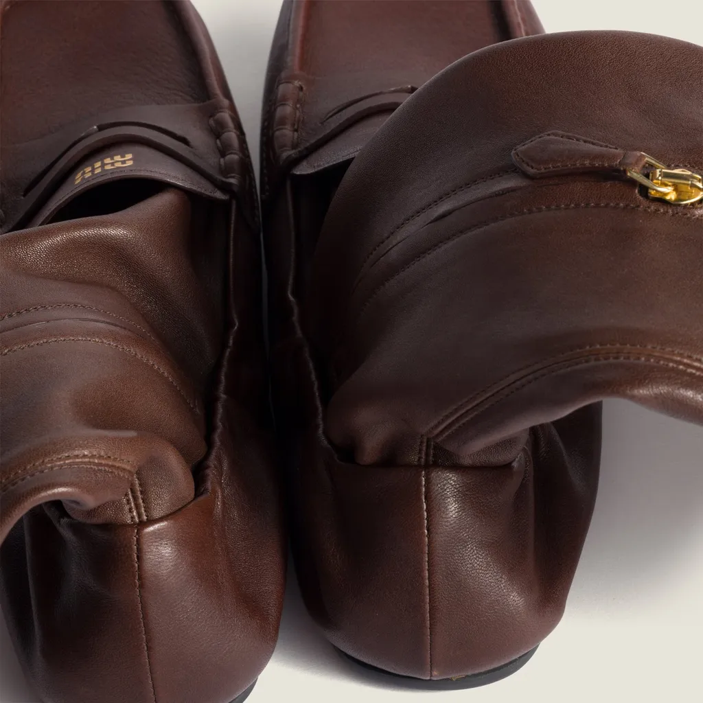 Ruches Nappa Leather Boots