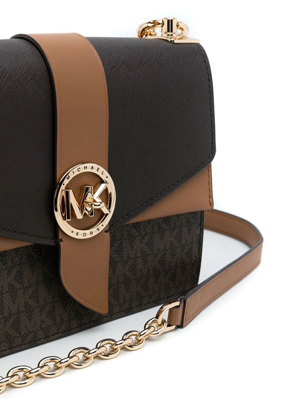Greenwich Logo Plaque Shoulder Bag