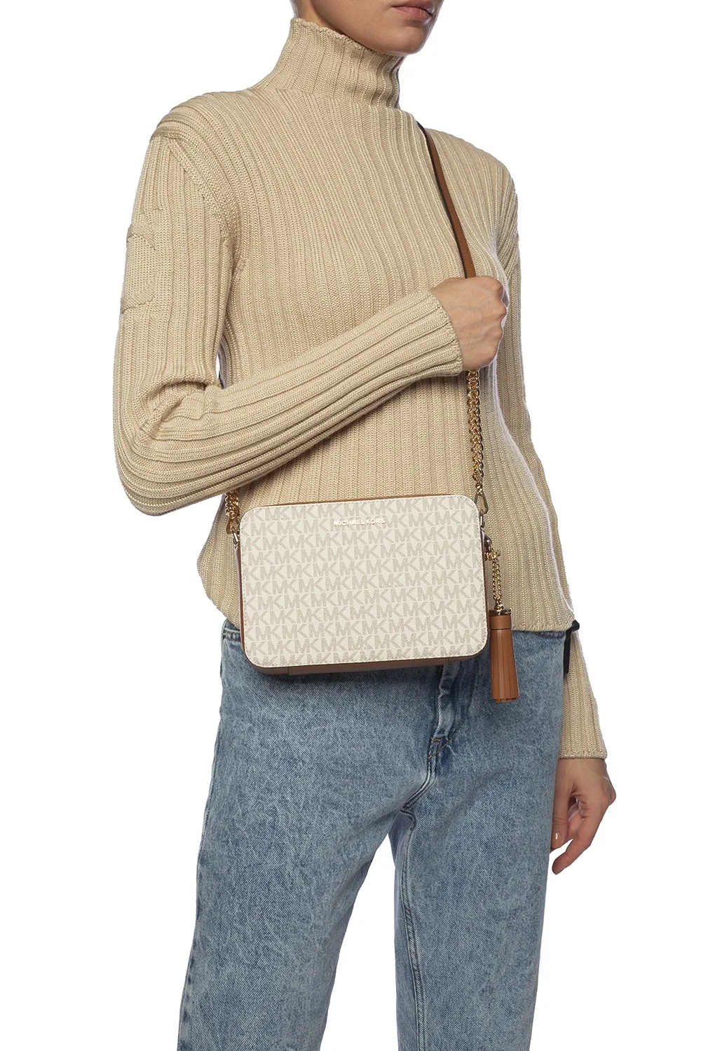 Ginny Medium Logo Crossbody Bag