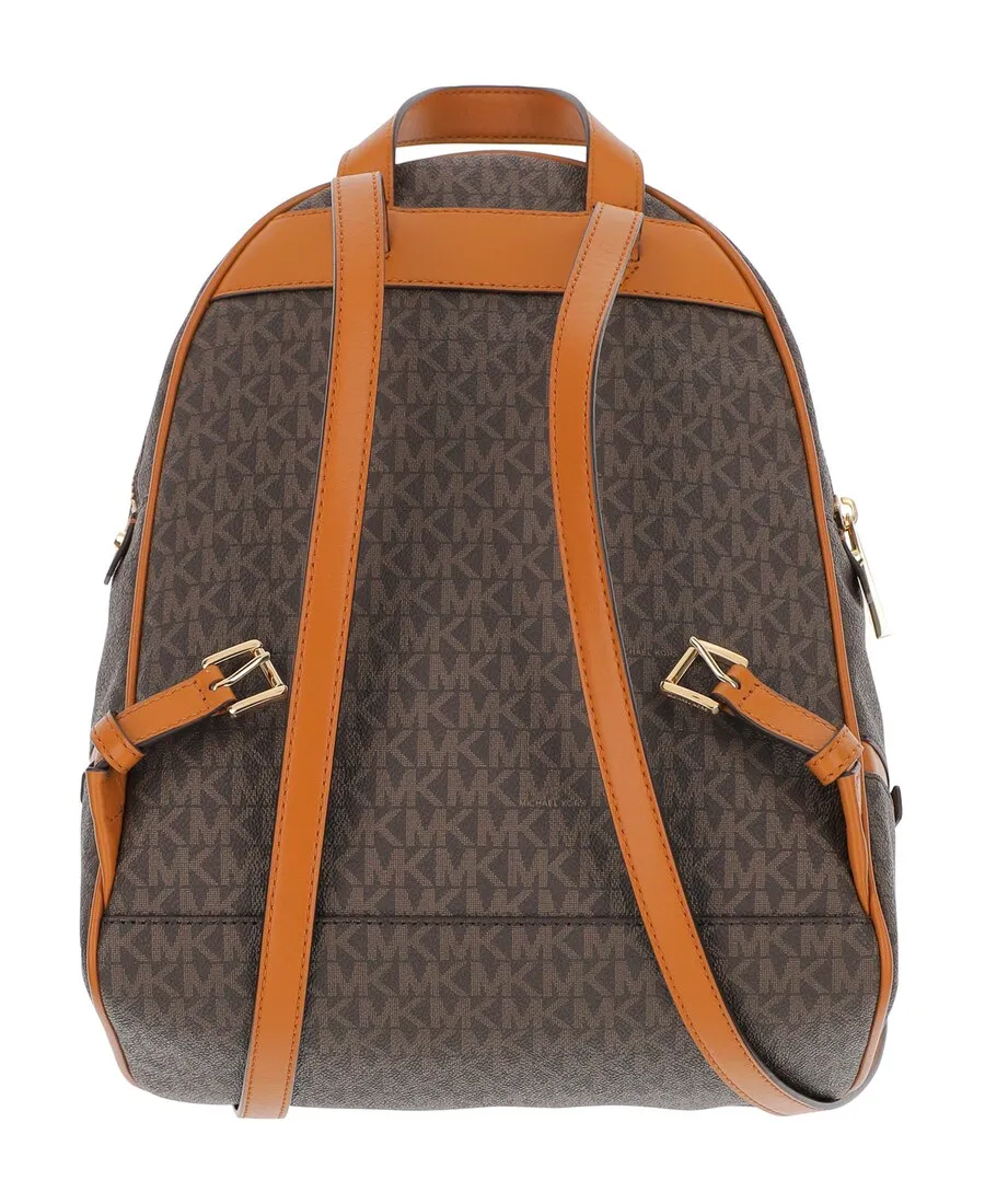 Rhea Monogrammed Medium Logo Backpack