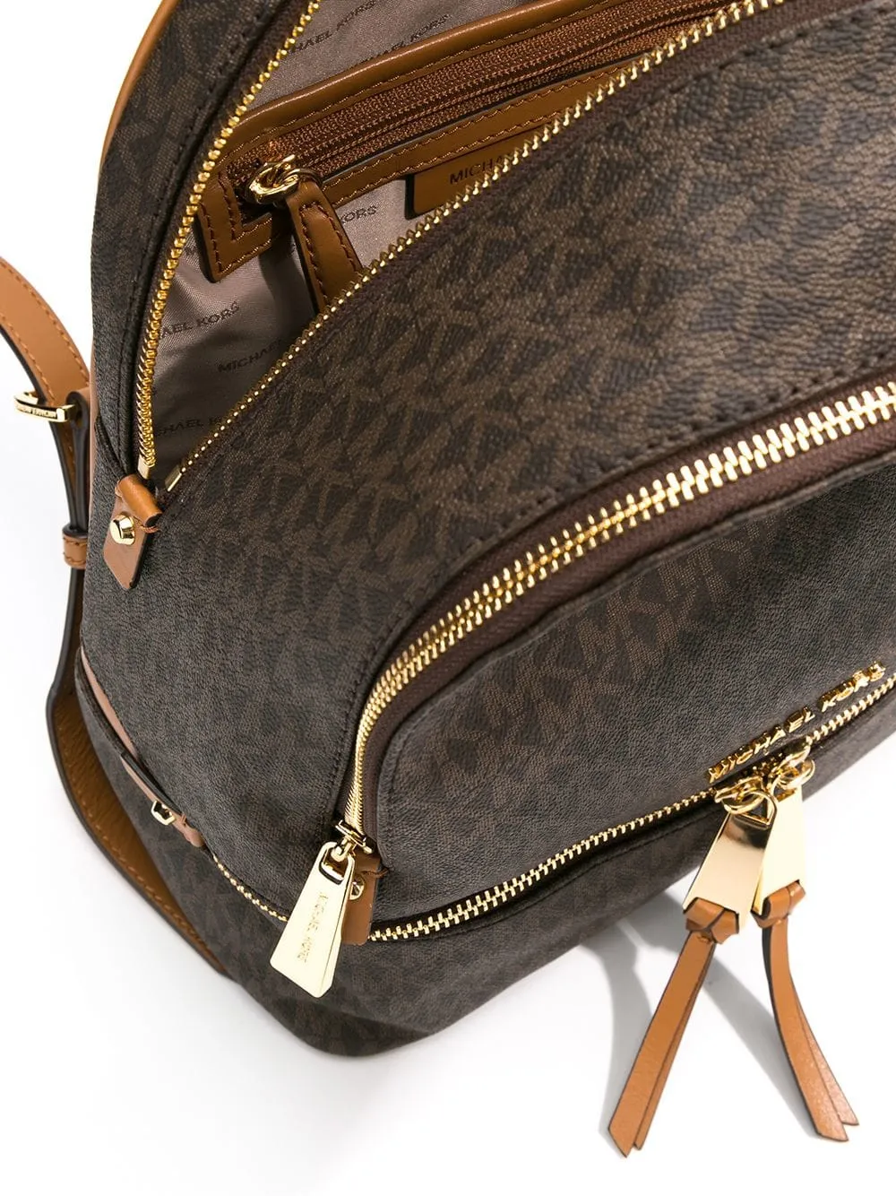 Rhea Monogrammed Medium Logo Backpack