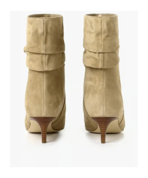 50Mm Ruched Pointed-Toe Boots