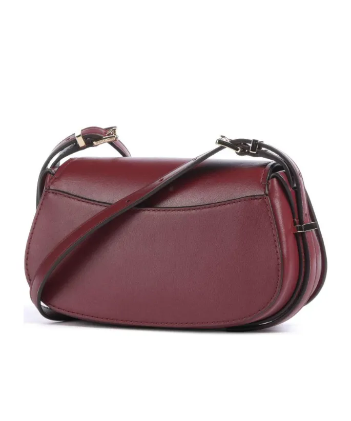 Lydia Curved Leather Cross Body Bag