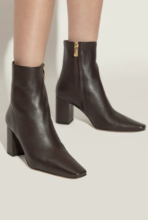 75Mm Elise Leather Boots