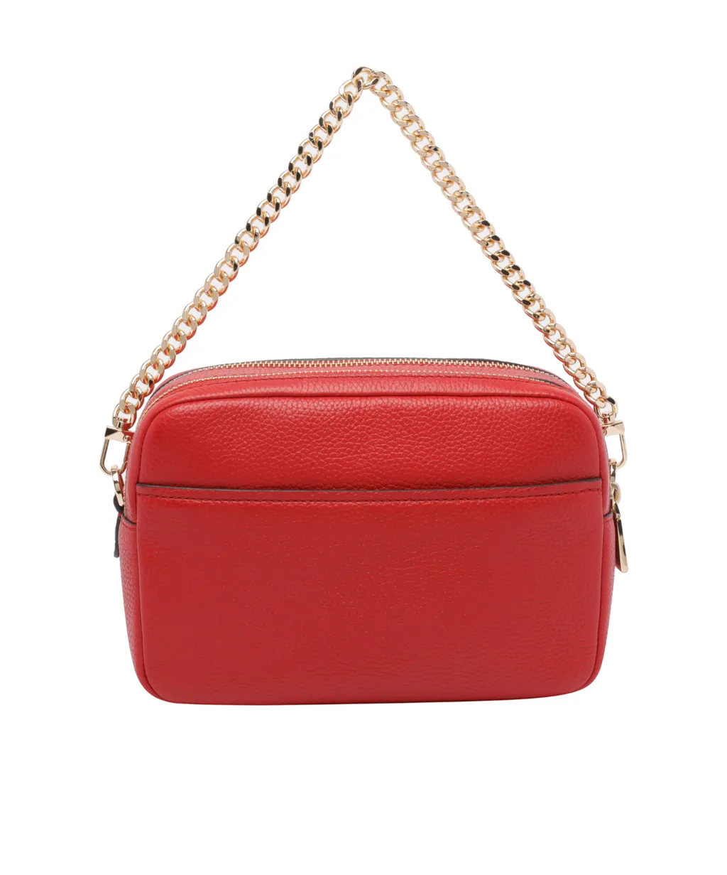 Bryant Medium Pebbled Camera Crossbody Bag