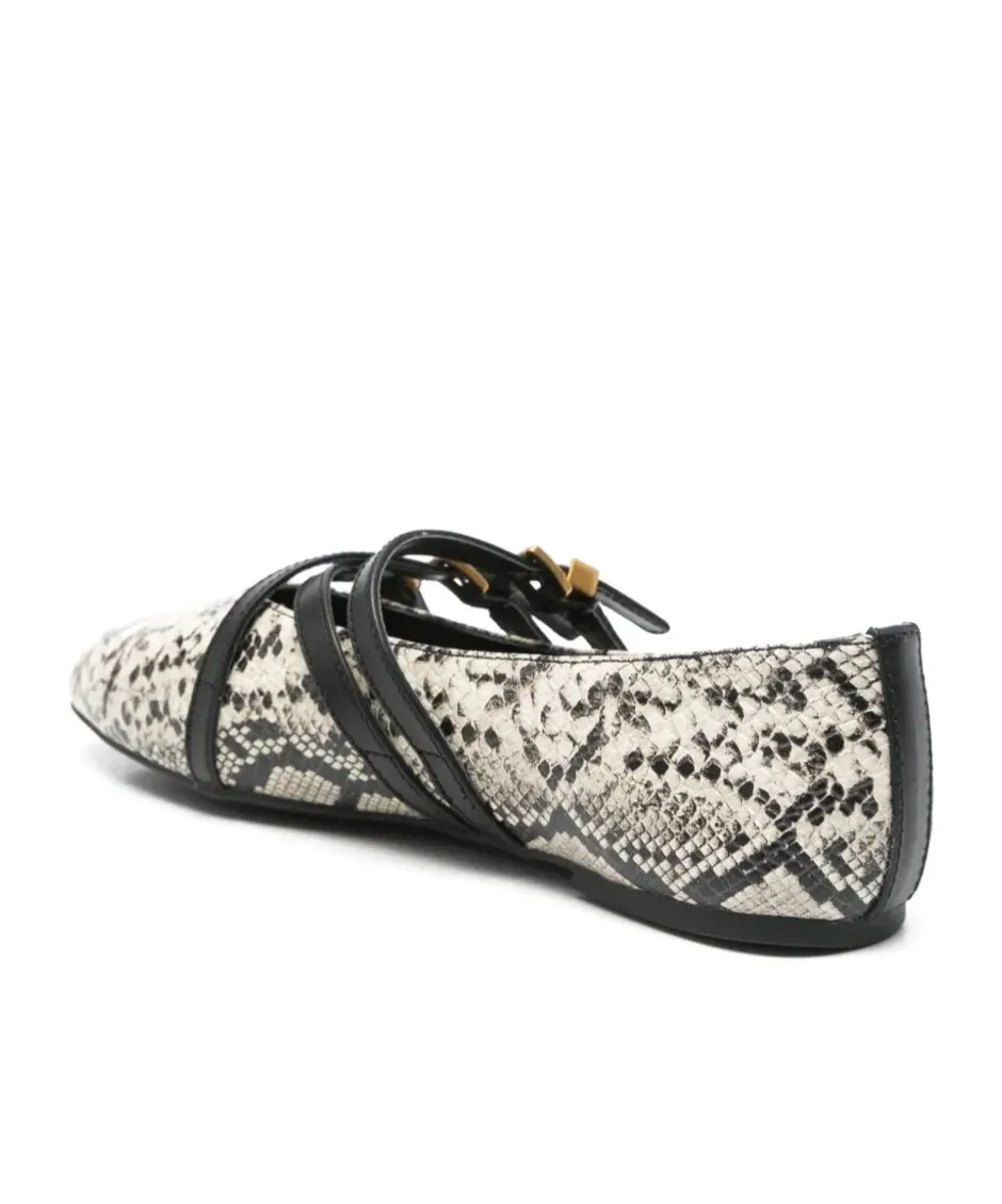 Indy Embossed Ballet Flats