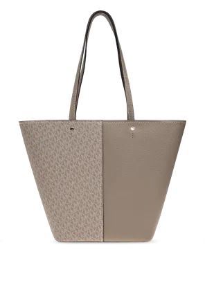 Logo-Print Canvas Tote Bag
