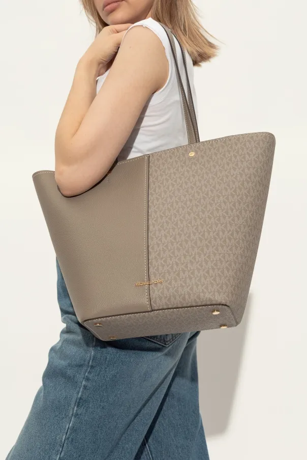 Logo-Print Canvas Tote Bag