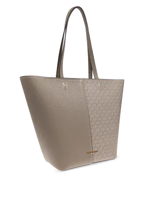 Logo-Print Canvas Tote Bag