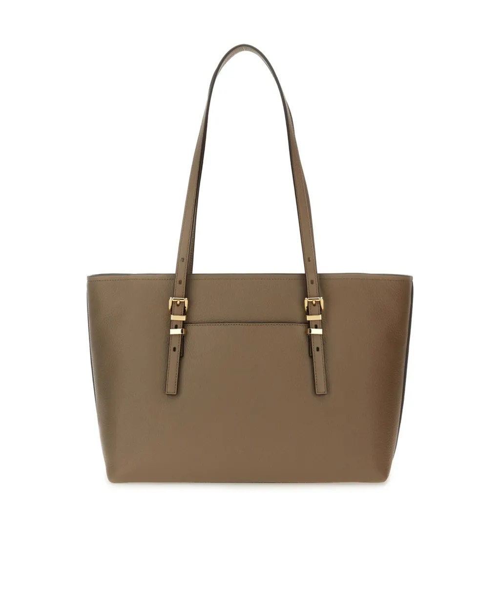 Quinn Medium Pebbled Leather Tote Bag