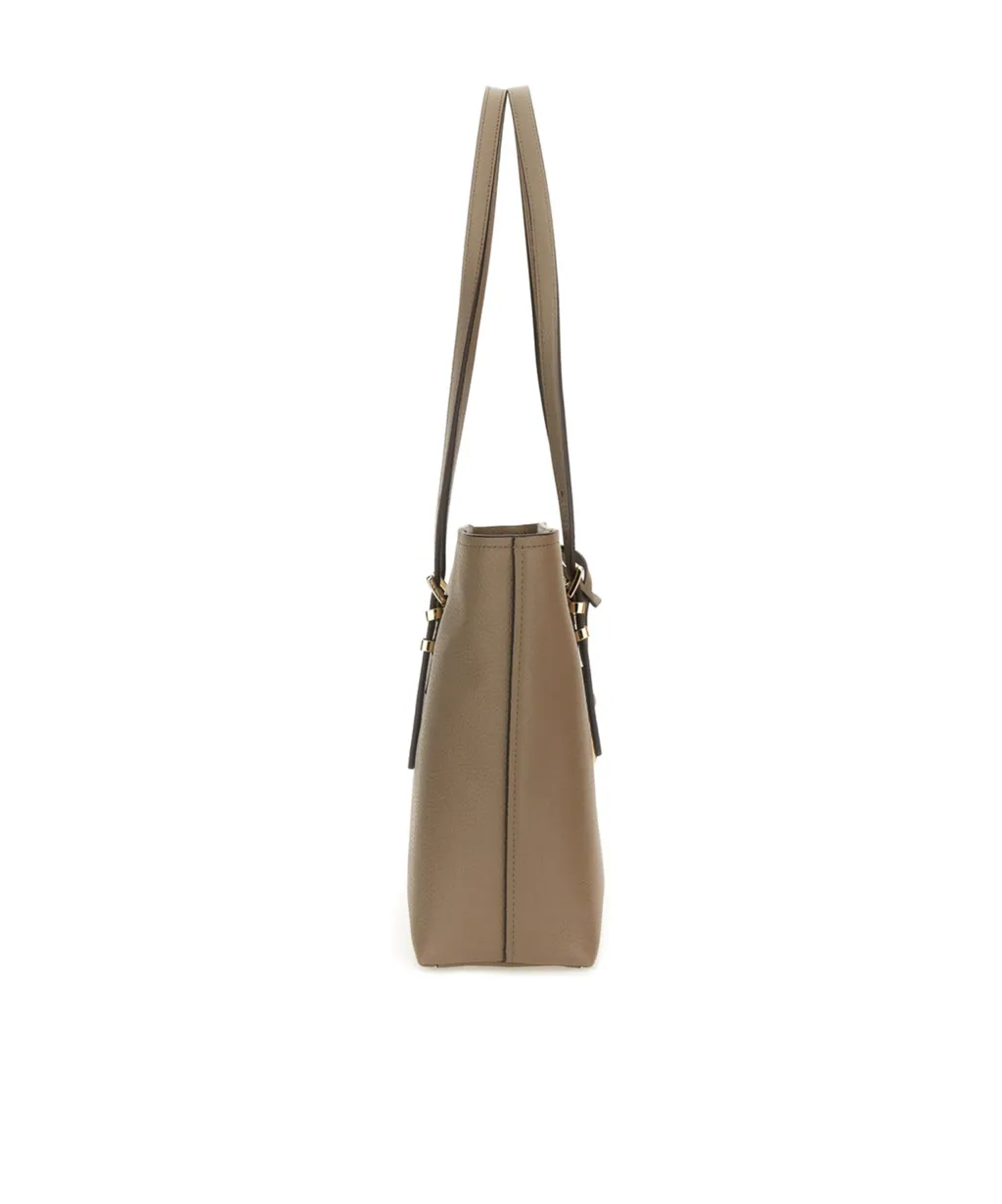 Quinn Medium Pebbled Leather Tote Bag