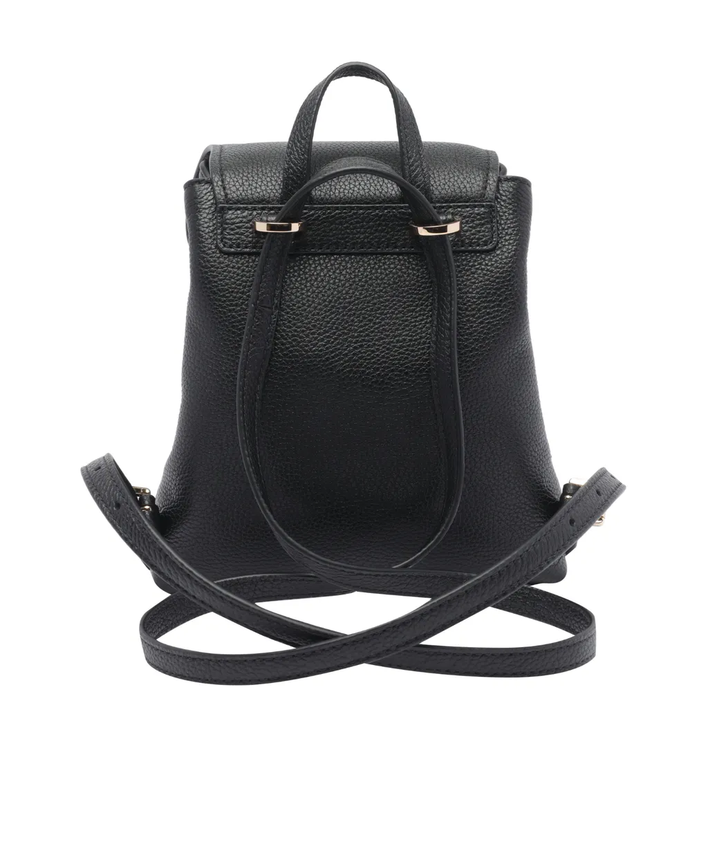 Textured Leather Backpack