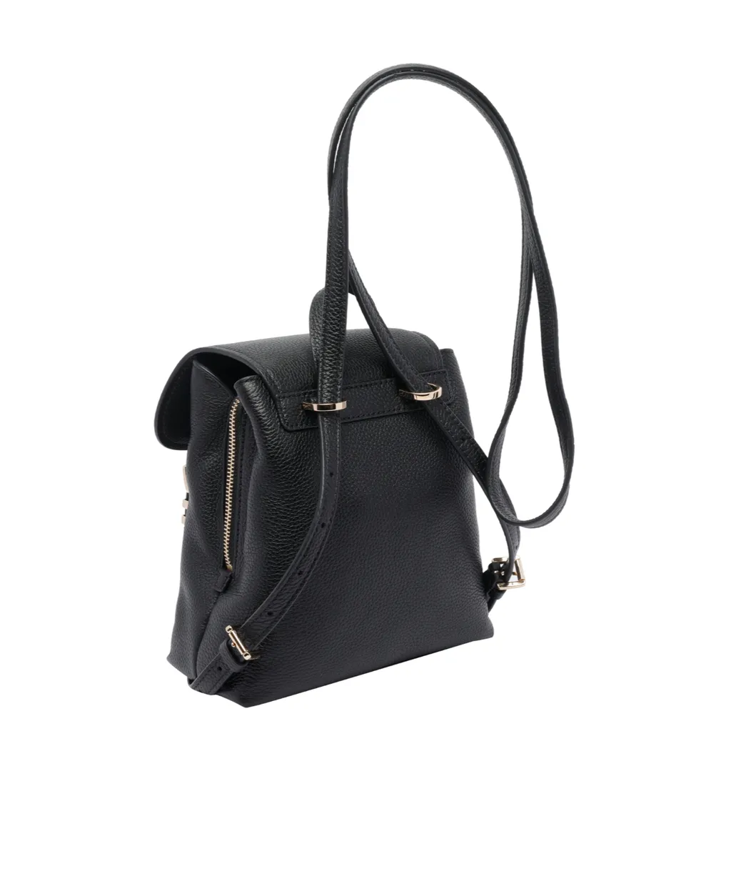 Textured Leather Backpack