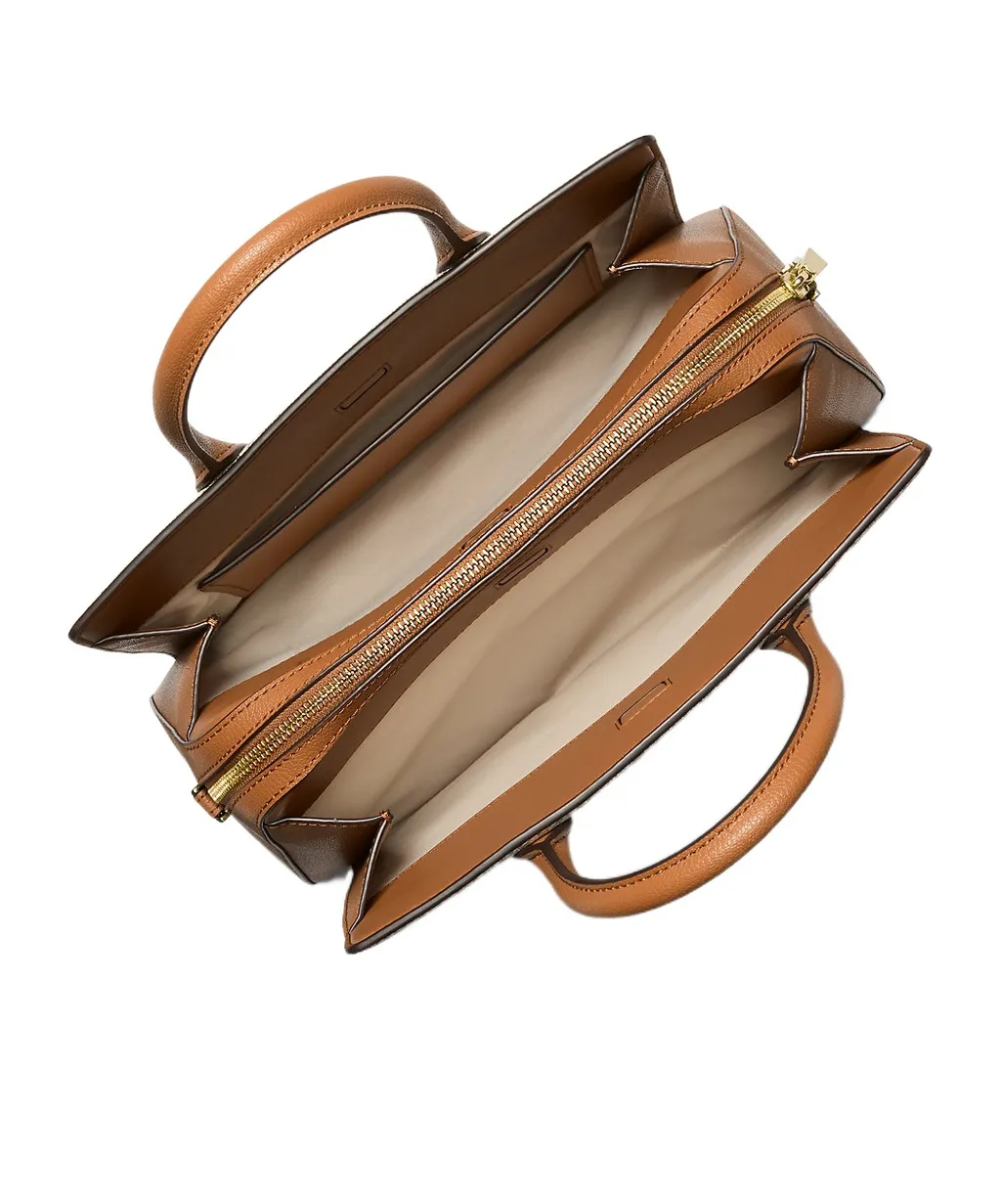 Laila Medium Signature Logo Satchel
