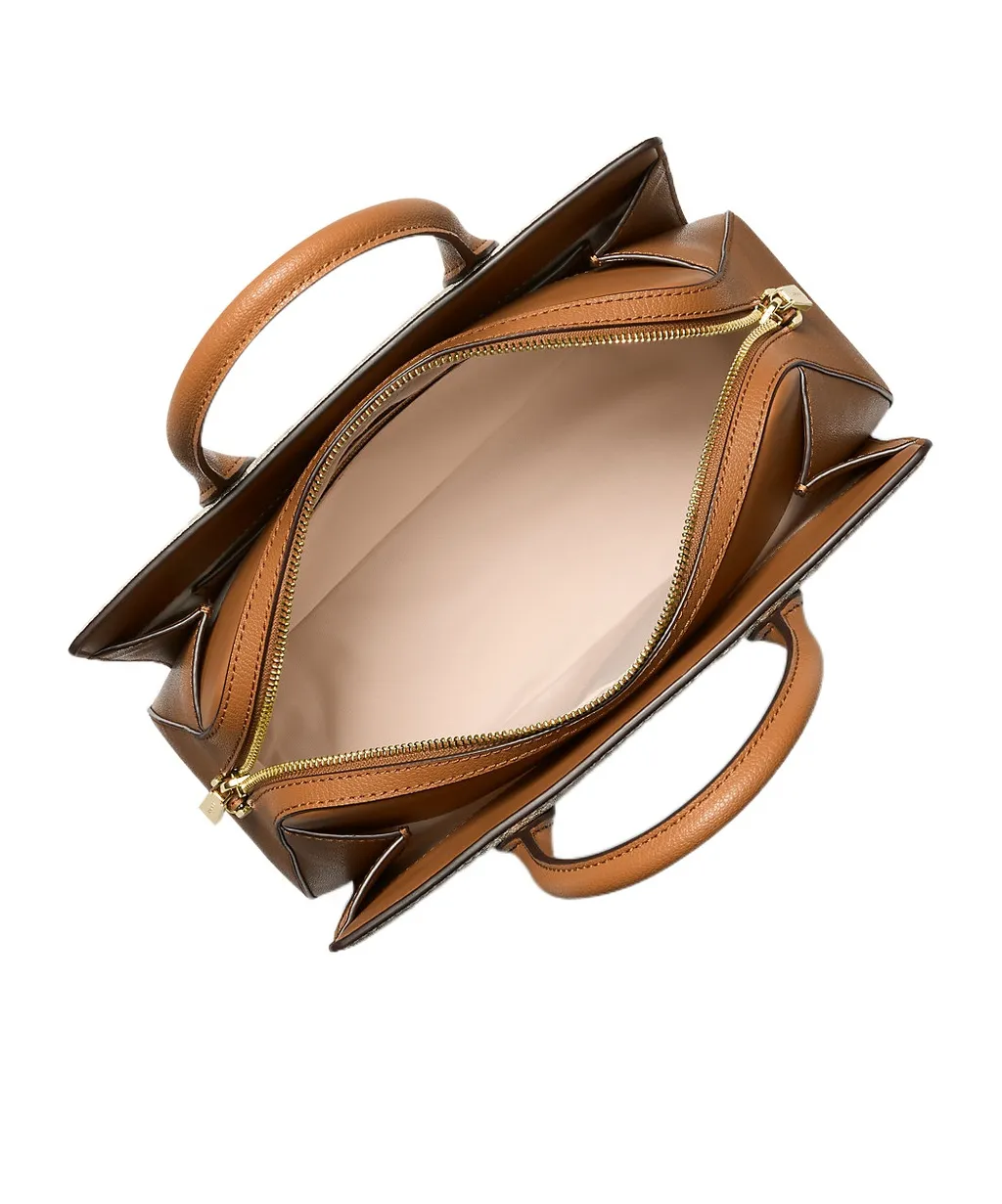 Laila Medium Signature Logo Satchel
