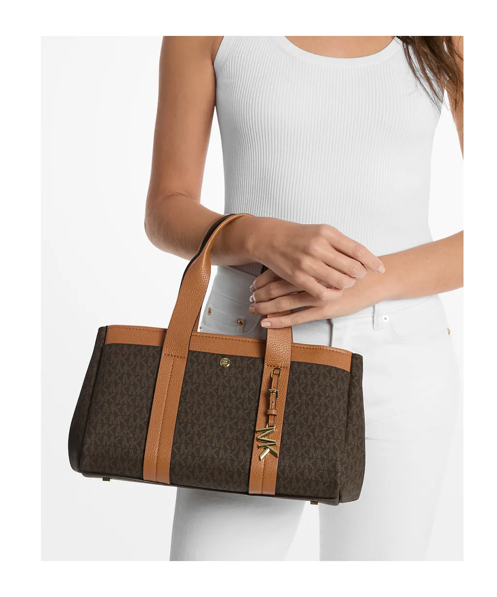 Romee Small Signature Logo Satchel