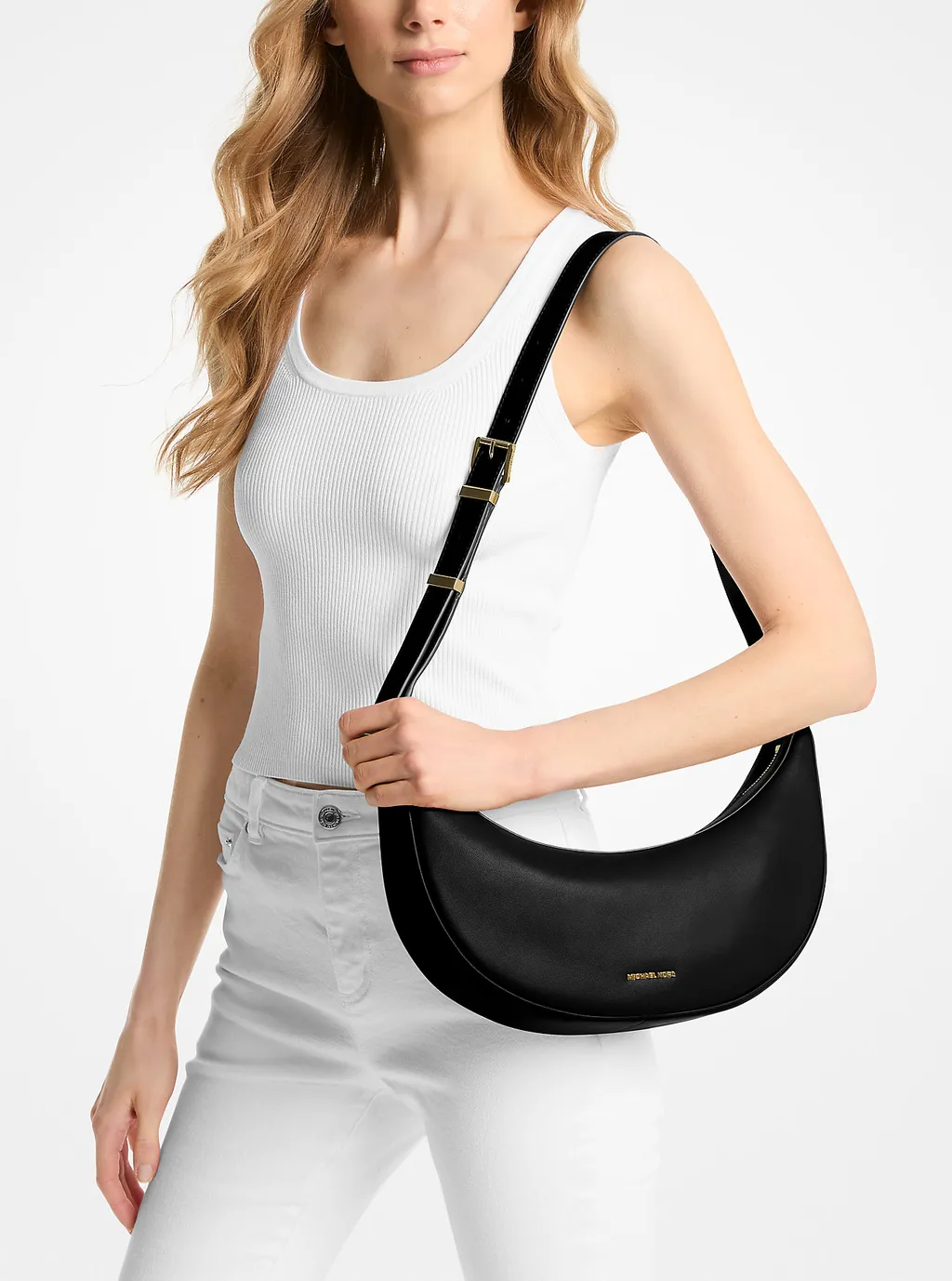 Avra Medium Logo Shoulder Bag