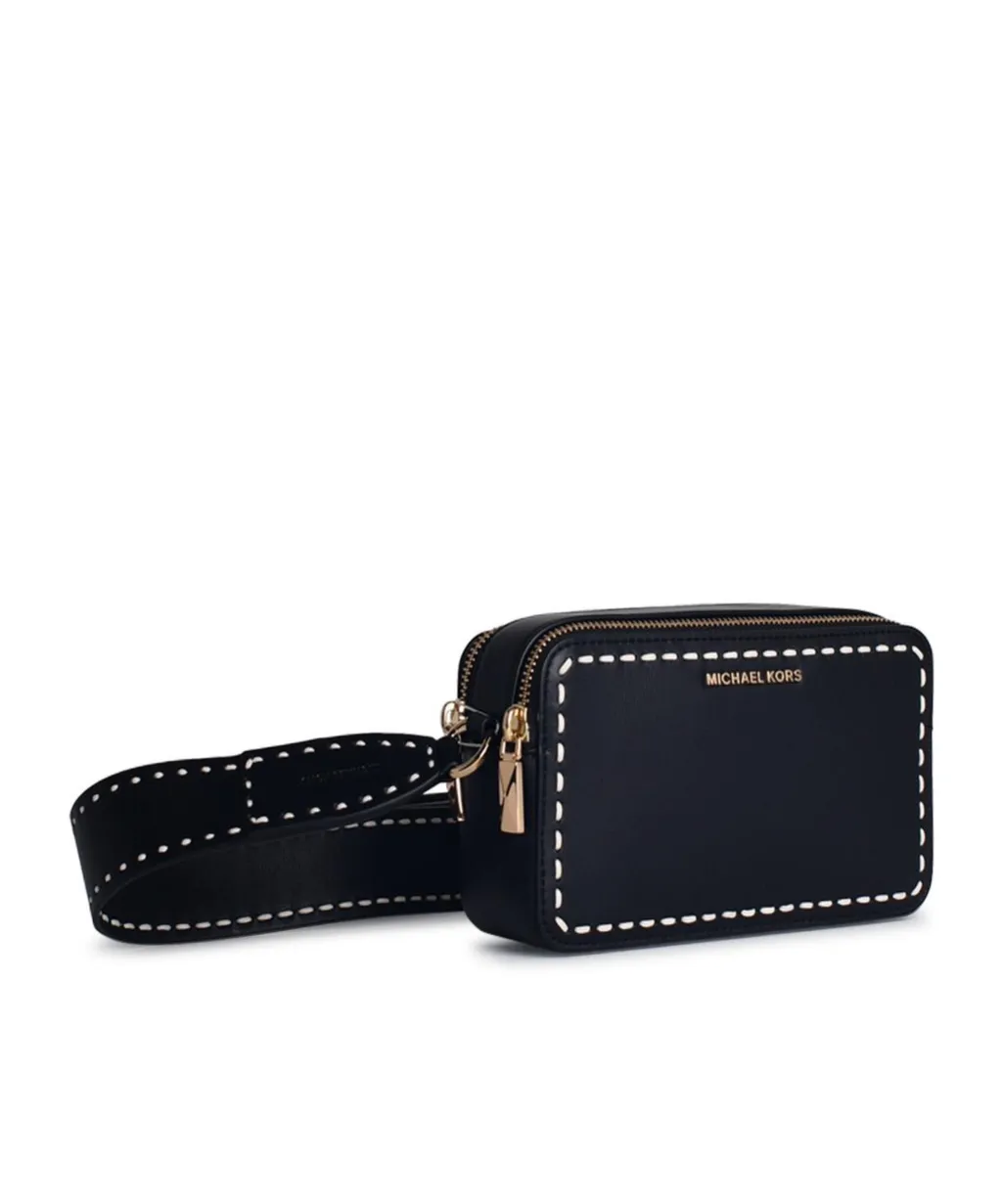 Jet Set Logo Lettering Shoulder Bag