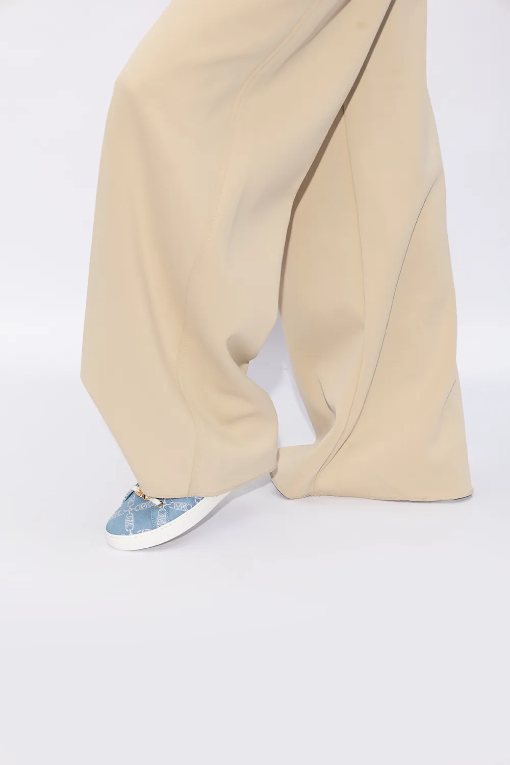 Evy Embroidered-Logo Sneakers