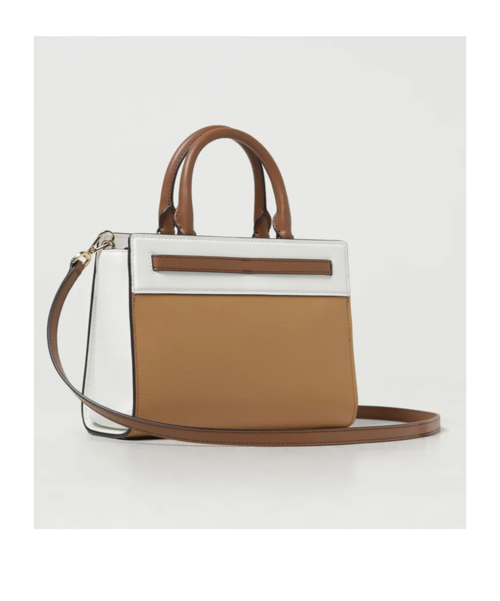 Small Colour-Block Top Handle Bag