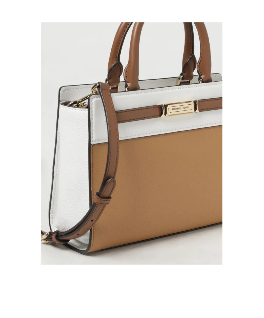 Small Colour-Block Top Handle Bag