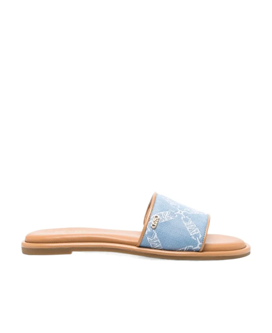 Monogram Jacquard Open Toe Slides