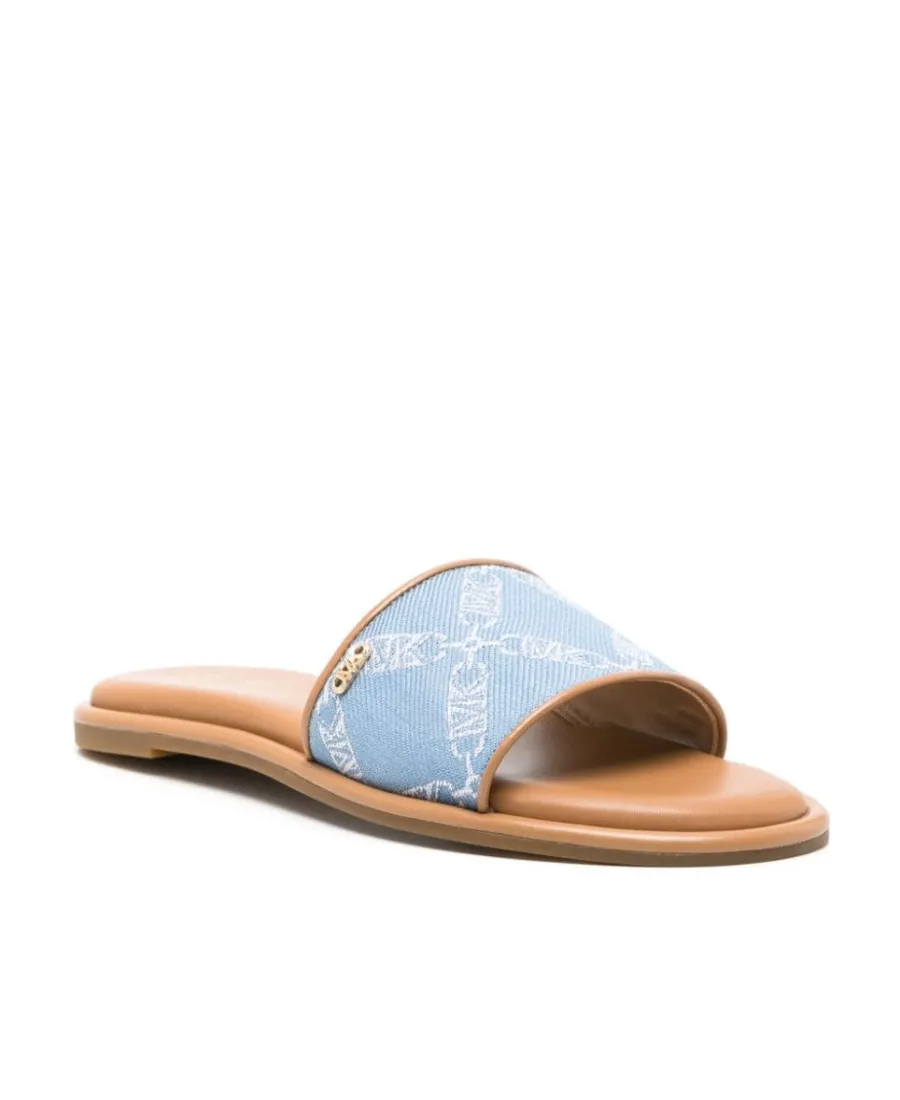Monogram Jacquard Open Toe Slides