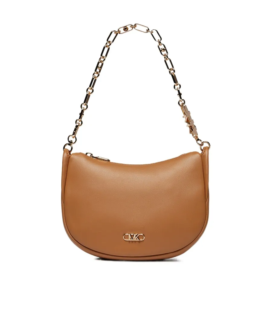 Logo Plaque Chained Small Shoulder Bag