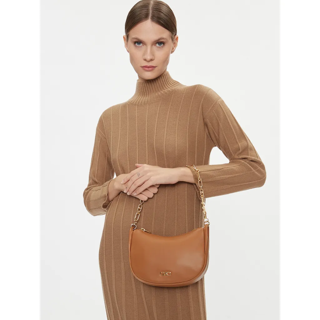 Logo Plaque Chained Small Shoulder Bag