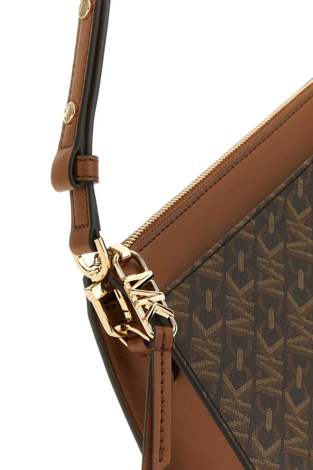 Monogrammed Leather Crossbody Bag