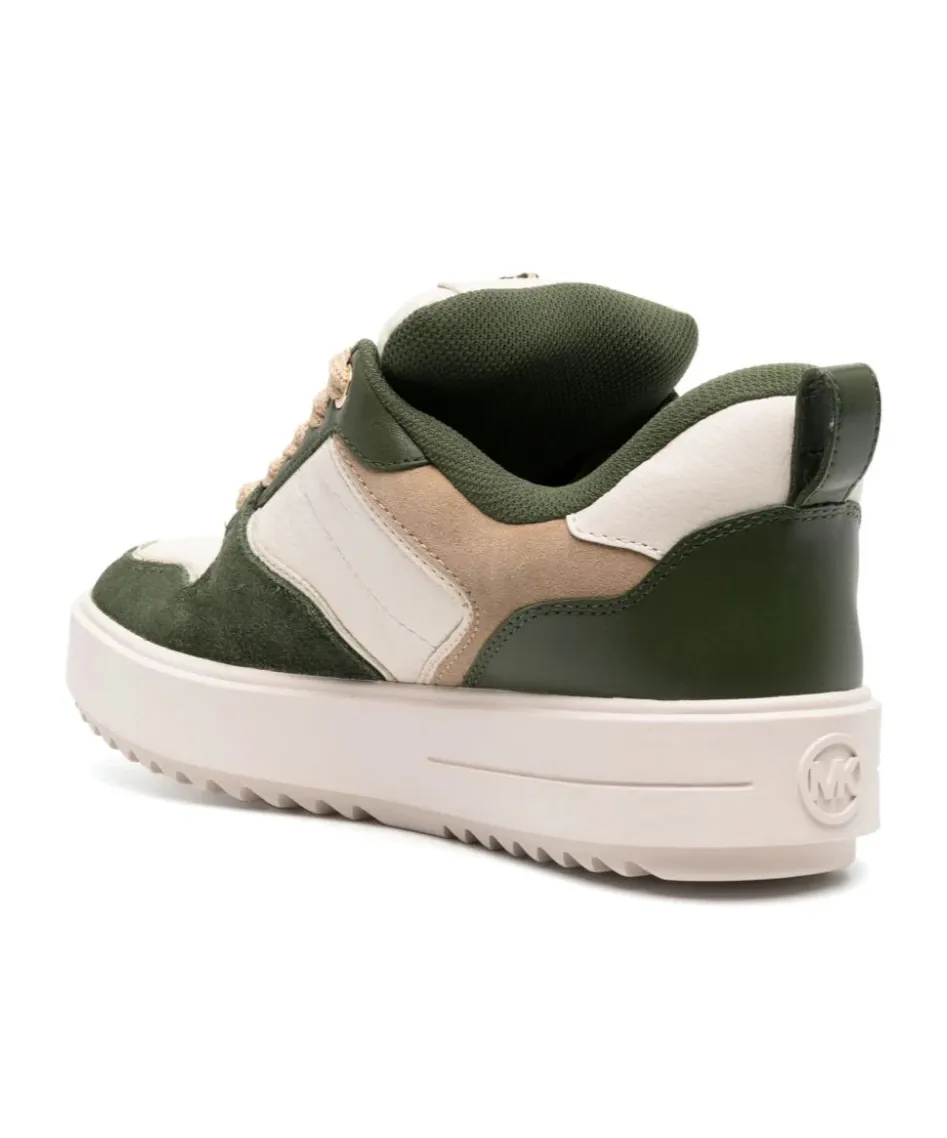 Rumi Round Toe Panelled Sneakers