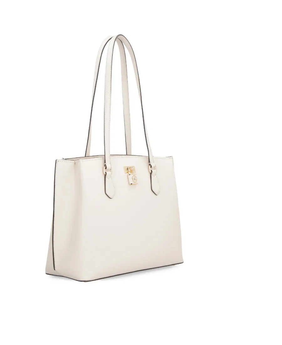 Logo Plaque Top Handle Bag