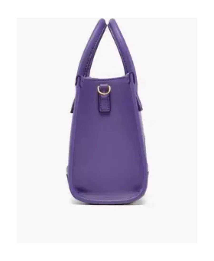 Logo-Embossed Leather Tote Bag