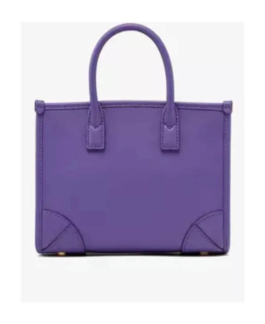 Logo-Embossed Leather Tote Bag