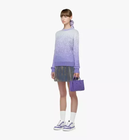 Logo-Embossed Leather Tote Bag